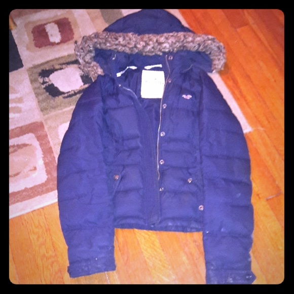 Hollister Jackets & Blazers - -TRADED-Hollister Feather Down Coat